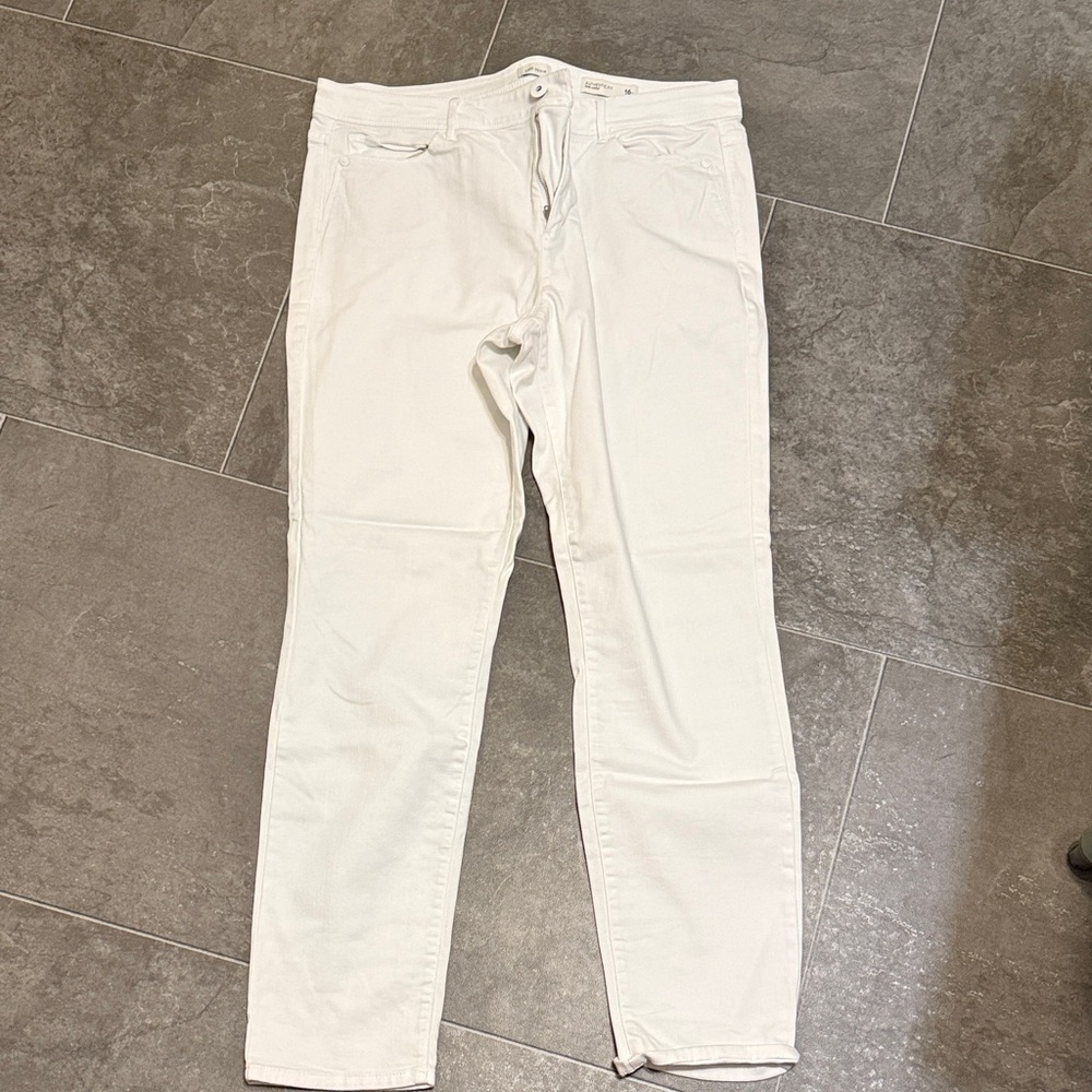 J.Jill Denim White Jeans